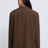 Fava Oversized Blazer - Slate Melange