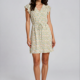 Aya Short Dress - Multi Flower