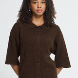 Kamara Short Sleeve - Chicory Coffee