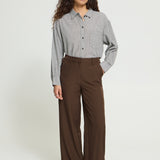 Fava Wide Pant - Slate Melange