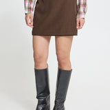 Fava Skirt - Slate Melange