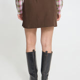 Fava Skirt - Slate Melange
