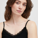 Amond Strap Top - Black