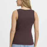 Amond Top - Chocolate Plum