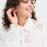 Dentelle Blouse - Blanc