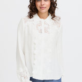 Dentelle Blouse - Blanc