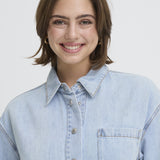 Lise Dress - Light Blue Denim