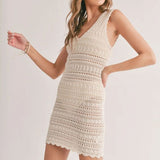 Jaz Open Knit Dress