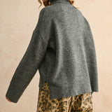 Turtle Neck Sweater - Charcoal