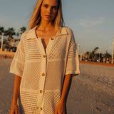 Cool Down Short Sleeve Sweater