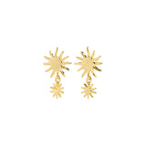 Boucles d'oreilles recyclées Lyricus - Or