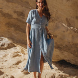 Bianca Dress - Azzura