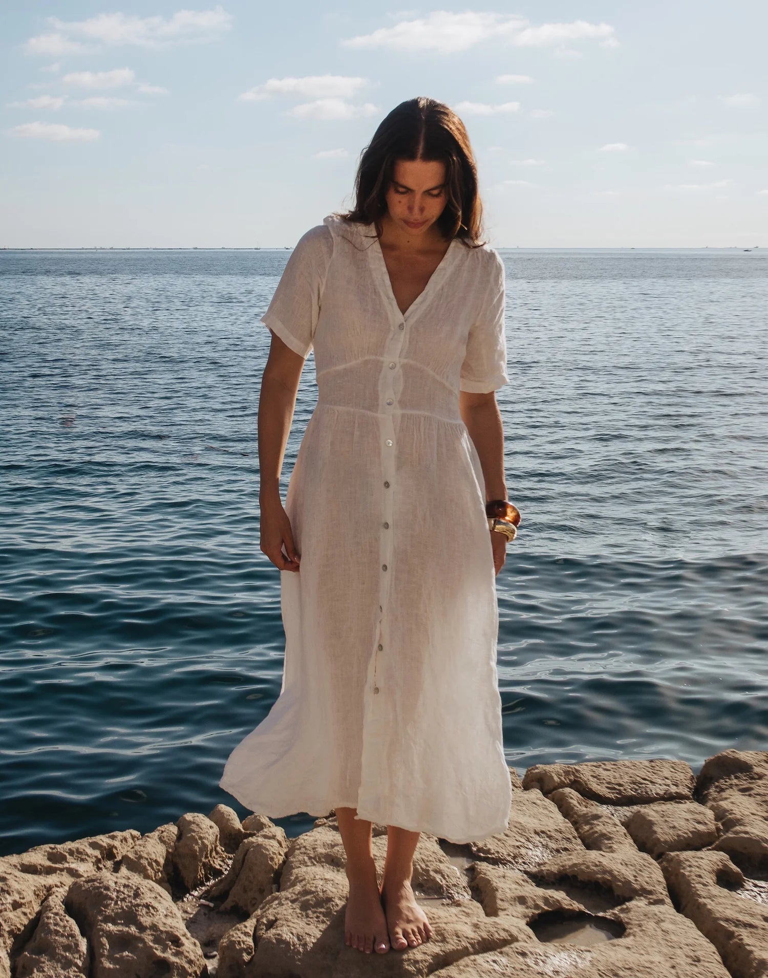 Bianca Dress - Blanco – Ivy Boutique