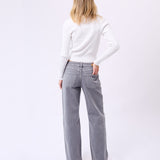 Gabby Loose Straight Jean - Coal