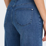 Over Hanna Jeans - Mid Blue Denim