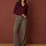 Isoldes Pant - Driftwood Melange