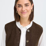 Tenya Waistcoat - Hot Fudge
