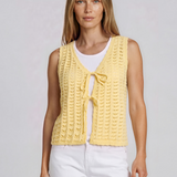 Dosia Waistcoat - Yellow Mellow