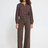 Ziggy Wide Pant - Coffee Bean