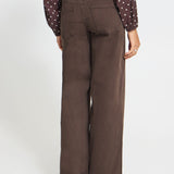 Ziggy Wide Pant - Coffee Bean