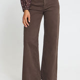 Ziggy Wide Pant - Coffee Bean