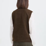 Tenya Waistcoat - Hot Fudge