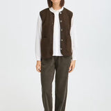 Tenya Waistcoat - Hot Fudge