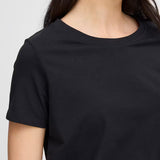 Za Shoulder Tee - Black