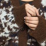 Bayana Cardigan - Coffee Bean