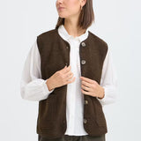 Tenya Waistcoat - Hot Fudge