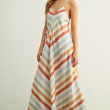 Multi Color Stripe Dress