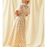 Polka Dot Button Up Dress
