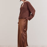 Opened V-Neck Sweater