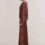 Opened V-Neck Sweater