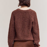 Opened V-Neck Sweater