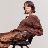 Opened V-Neck Sweater