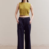 Button Up Top - Citron