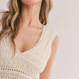 Jaz Open Knit Dress