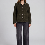 Jamie Corduroy Shacket - Green