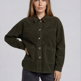 Jamie Corduroy Shacket - Green