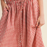 Gingham Maxi Skirt