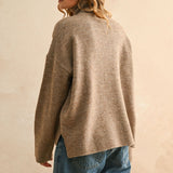 Turtle Neck Sweater - Mocha