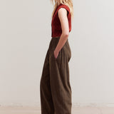 Corduroy Pants - Tapenade