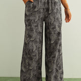 Leaf Print Pant