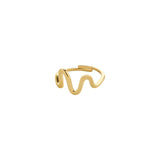 Bague Lulu Wavy - Or