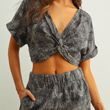 Leaf Print Pant
