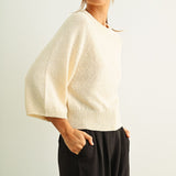Round Neck Knitted Top