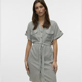 Bumpy Shirt Dress