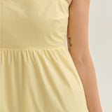 Iris Poplin Tiered Maxi Dress
