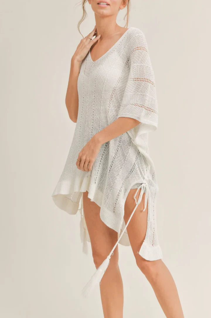 Hailee Cover Up Sweater - Ivory